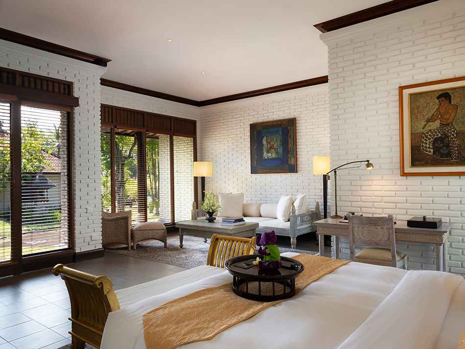 Master room interior of The Hadiprana Estate, a luxury villa in Tanah Gajah, a Resort by Hadiprana.