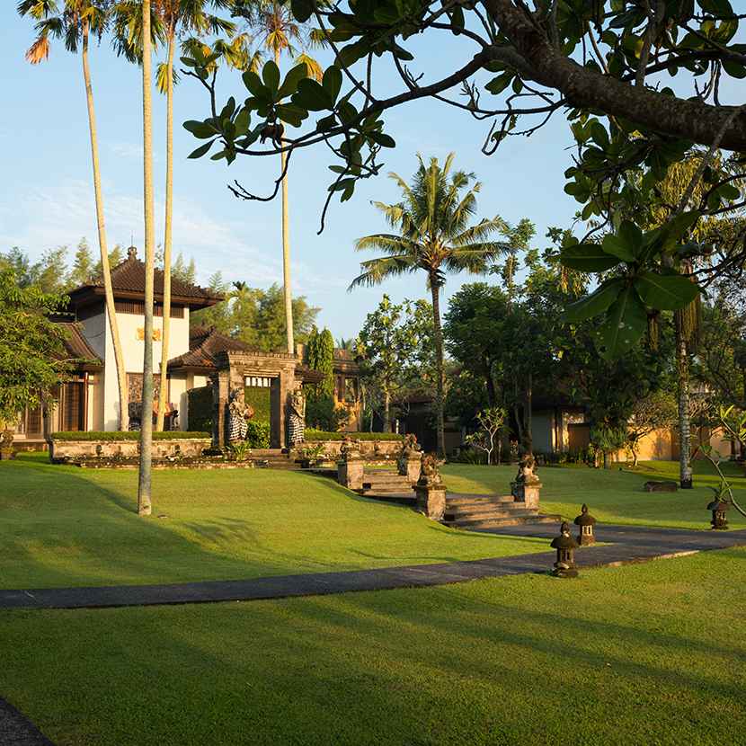 Private gate of The Hadiprana Estate, a luxury villa in Tanah Gajah, a Resort by Hadiprana.