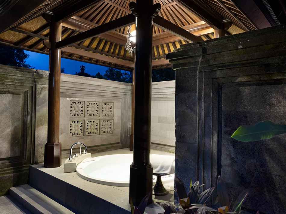 Jacuzzi in The Hadiprana Estate, a luxury villa in Tanah Gajah, a Resort by Hadiprana.